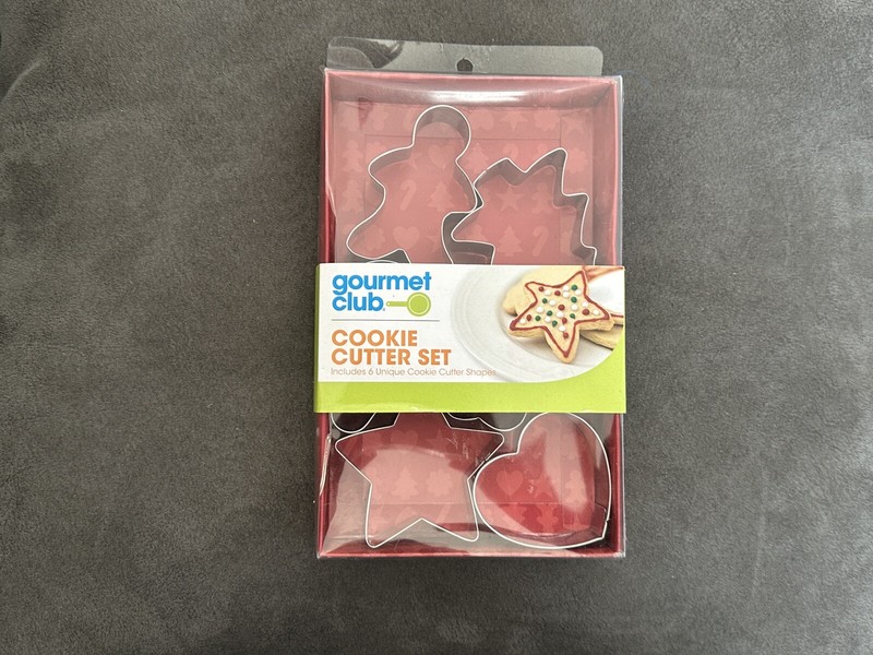 NIP GOURMET CLUB COOKIE CUTTER SET OF 6 SHAPES gallery