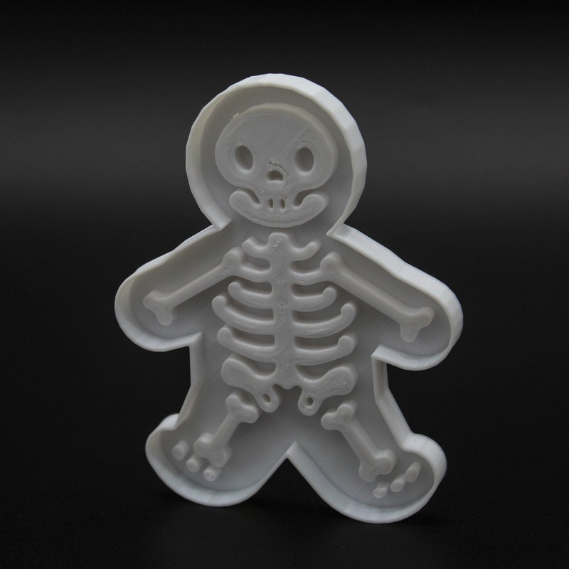 Skeleton Gingerbread Cookie, Fondant, Playdough Cutter gallery