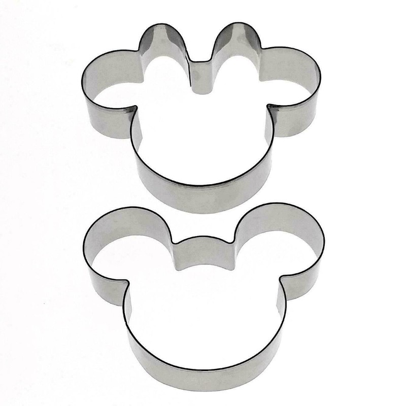 Mickey Minnie Mouse Metal Cookie Cutter set