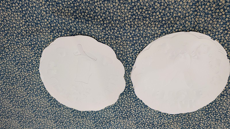 original Kaiser backform cake stencils lot of 2 made in Germany gallery