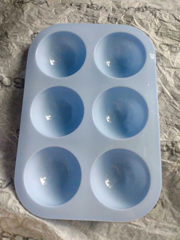 6-Cavity Silicone Cake Molds Round Chocolate Mousse Mould DIY Baking Tray