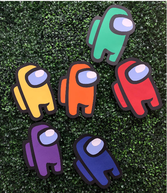 Among Us 11″ props- 6ct