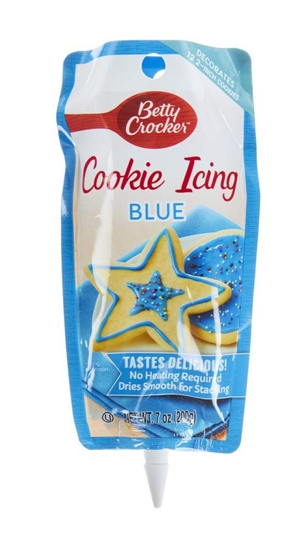 Betty Crocker Cookie Icing, Blue, 7 Oz 7 Ounce (Pack of 1), Blue