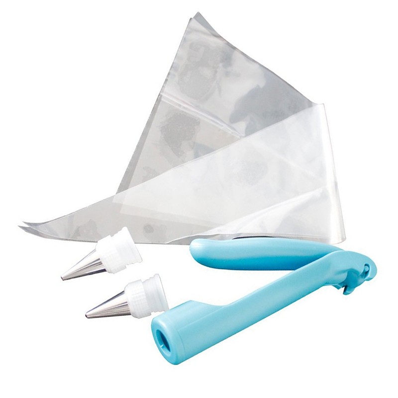6 Pcs Cake Decorating Pen Tool Kit Icing Piping Tips Nozzles Bags for Dessert