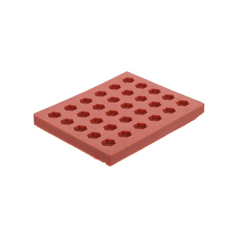 Soft Silicone Hexagon Brick Mold for Concrete Dollhouse Building Supplies