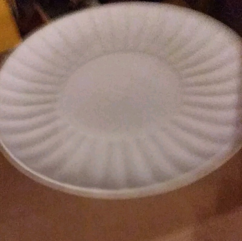 Beautiful White Cake Plate Stand