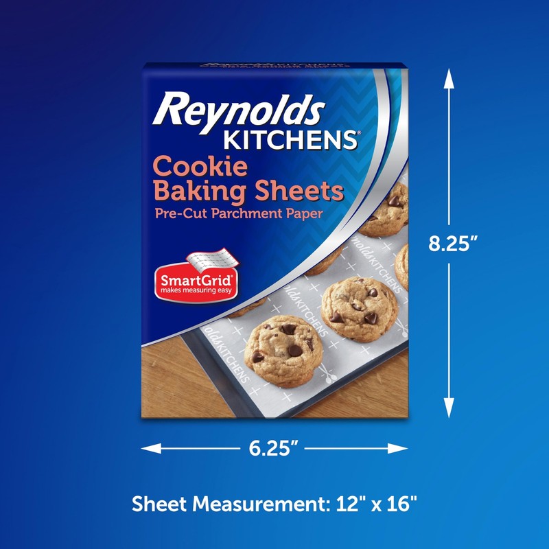 Cookie Baking Sheets Parchment Paper 10x15cm 25 Count Pack Of 4 gallery