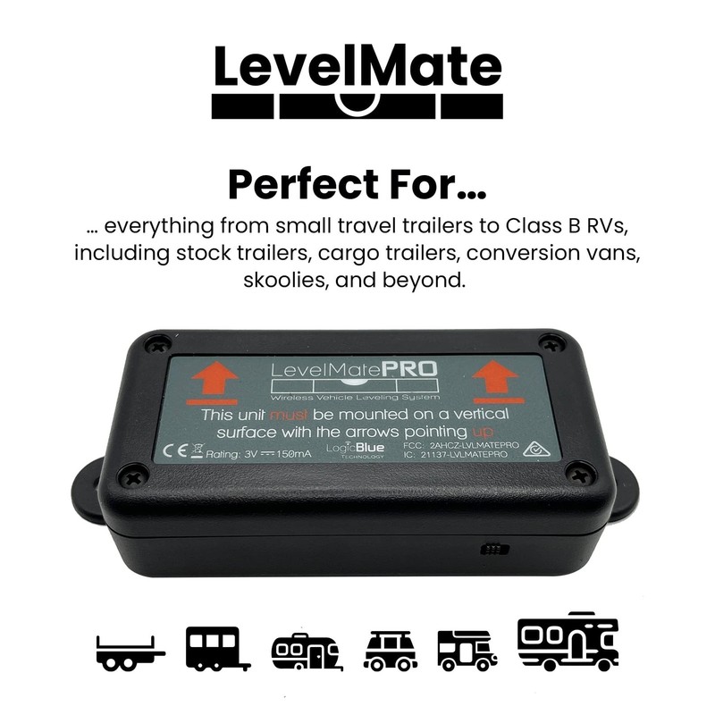 Logicblue Technology Levelmatepro Wireless Rv Leveling System Bluetooth Leveler gallery