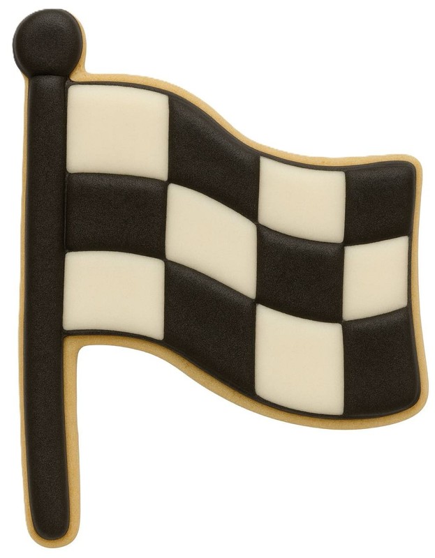5 Piece Hwy Route 66 Race Car Flag NASCAR Cookie Cutter Set Metal gallery