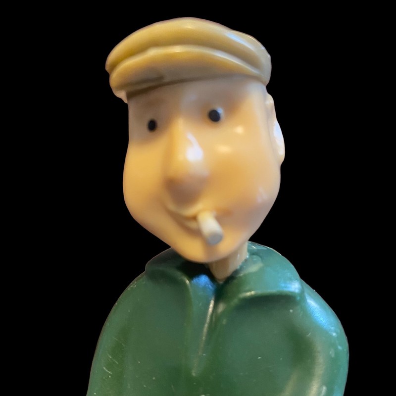 1972 Wilton golfer with cigarette cake topper vintage