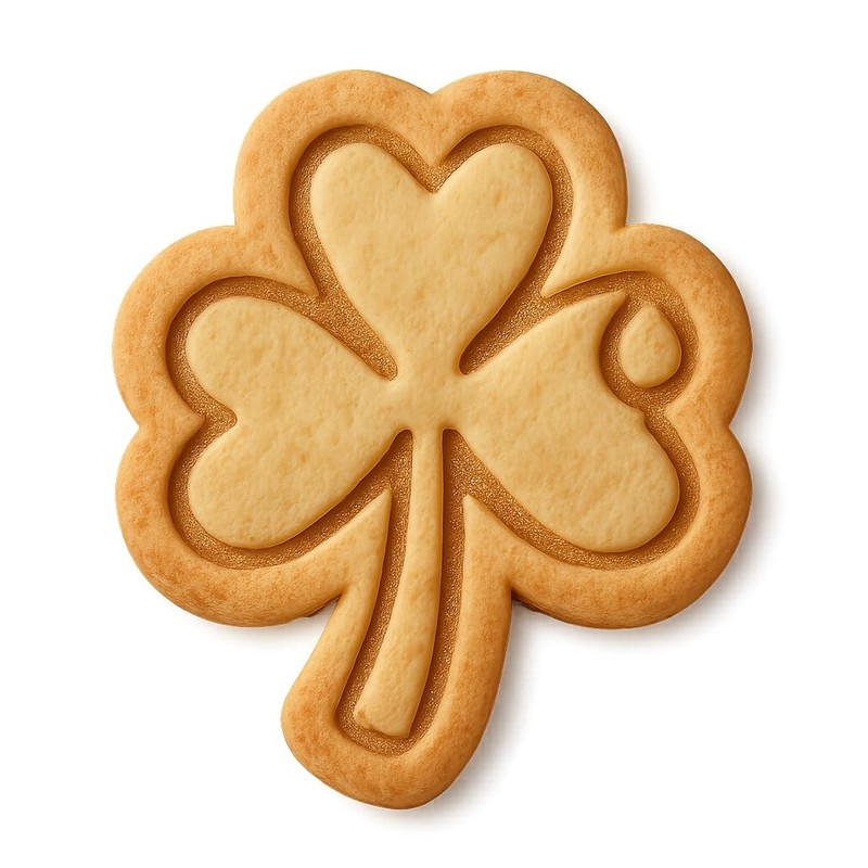 Morning Dew Clover Cookie Cutter & Stamp, Fondant & Clay - 4x3.8 gallery