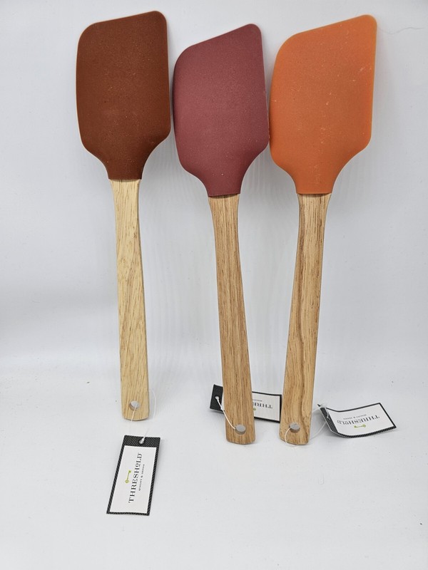 Threshold Quality& Design 3 Spatulas Thankful/Fall Feels/Welcome Fall, BPA Free gallery