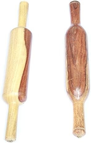 TRUNESS Wooden Rolling Pin for Baking Pie Crust, Cookie, 18 Inches, Brown gallery