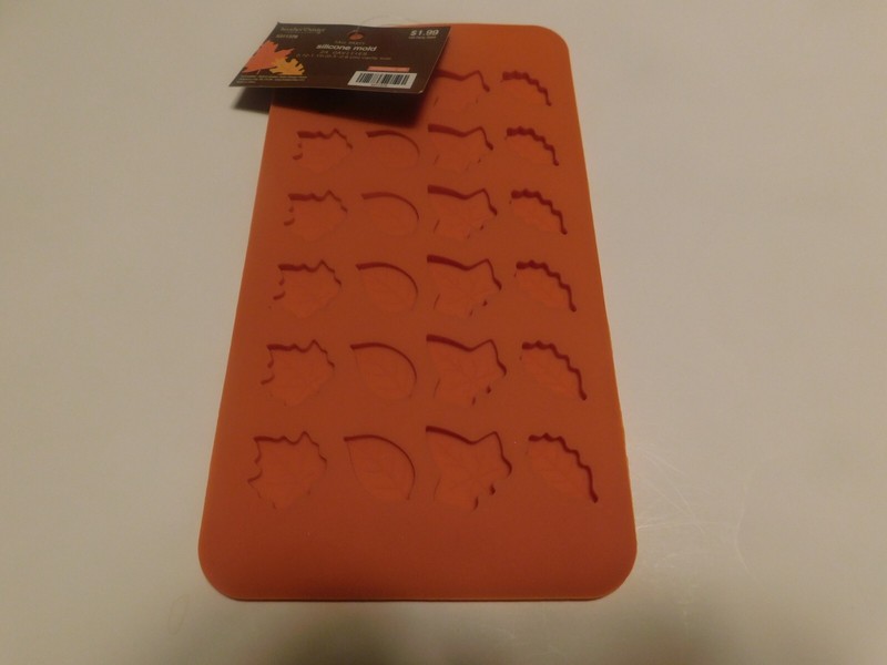 Brother & sister Fall party silicone Fall Leave candy mold 24 Cavities