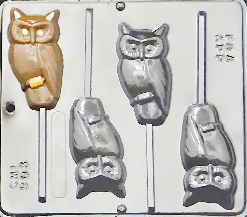 Harry Potter Owl Lollipop Chocolate Candy Mold Halloween 903 NEW
