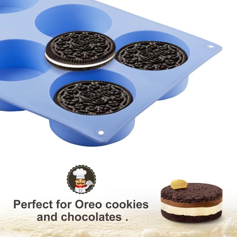 4 PCS chocolate Molds Silicone Oreo Cookie molds chocolate， Candy Cookies Oreos gallery