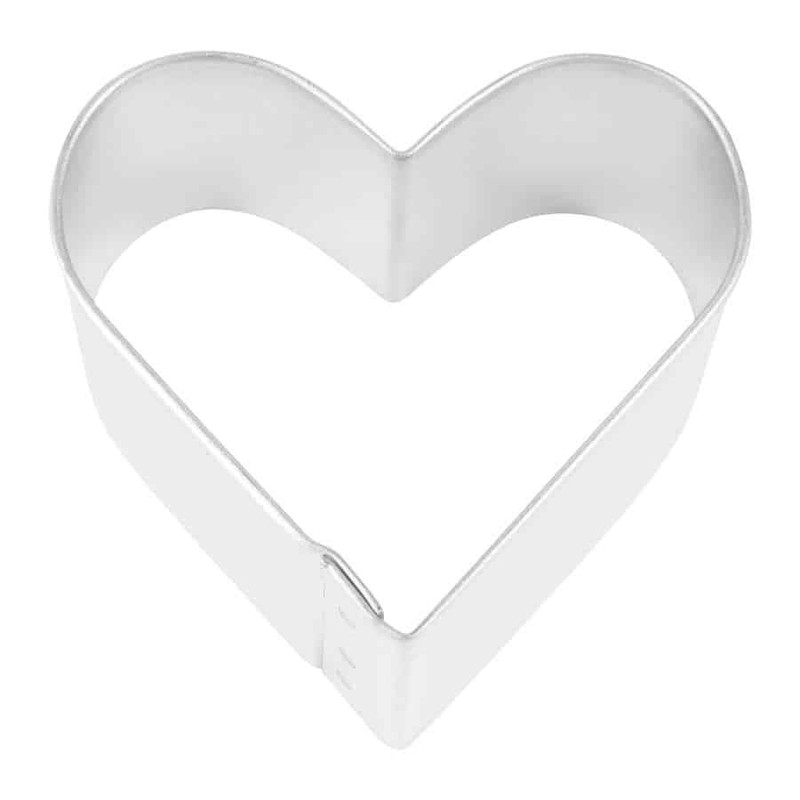2¾" Heart Shape Cookie Cutter Tin Steel Wedding Anniversary Valentines Day Love gallery