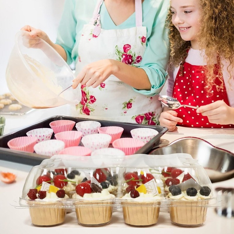BPA-Free Cupcake Containers - Perfect for Baking Events & Gifting gallery