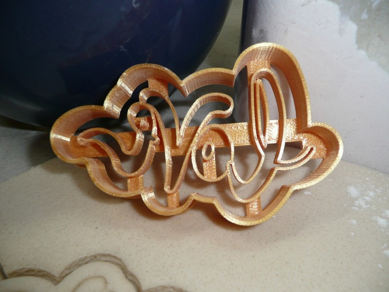 LOVE WORD CURSIVE LETTERS DETAILED COOKIE CUTTER MADE IN USA PR5057 gallery