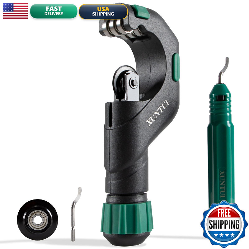 Xuntui Copper Pipe Cutter Tool Set 3/16-2 Outer Diameter Tube Cutter For