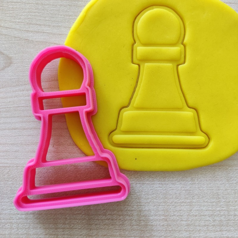Chess Cookie Cutter Set, Chess game Piece Board Game Checkers Biscuit Fondant gallery