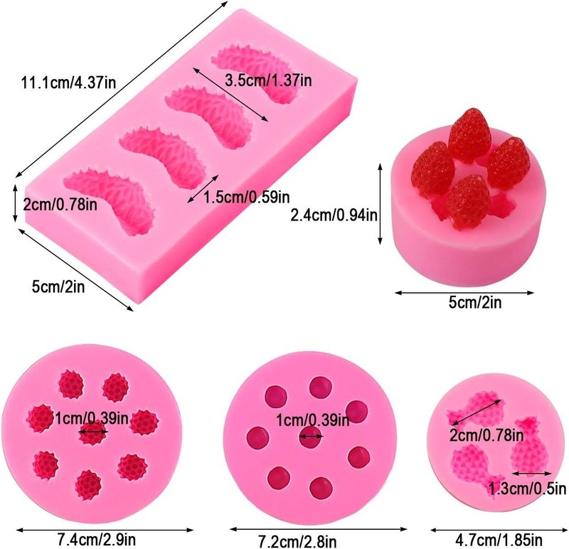 3D Blueberry Mulberry Candle Mold for Soap, Chocolate gallery