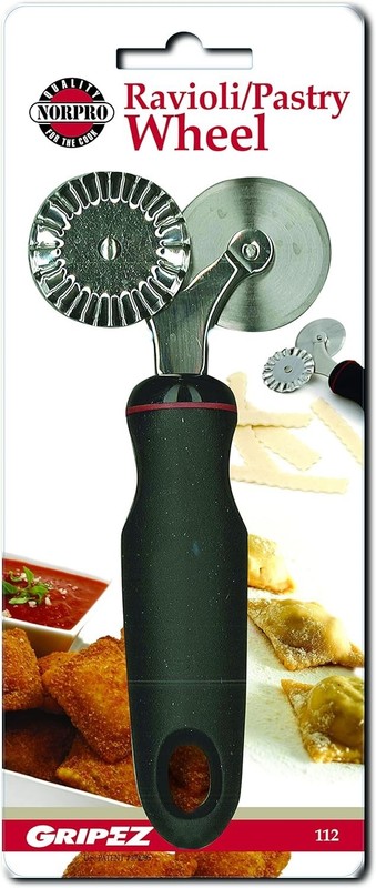 Versatile Pastry Wheel 7 Inch Black Handle Ideal for Ravioli and Dough Cutting gallery