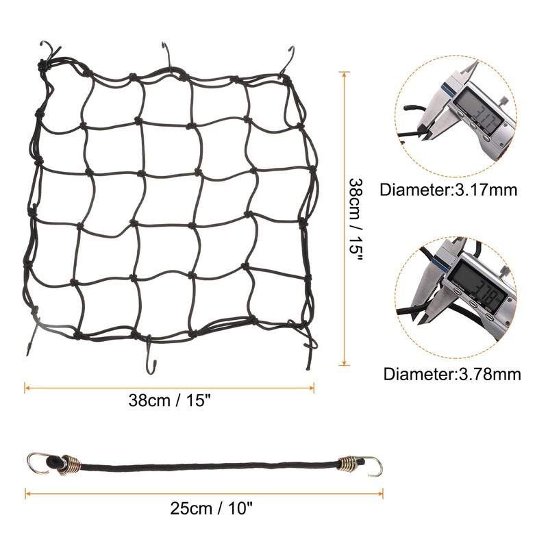 6pcs Bungee Cord with Hooks Rubber Bungee Cords for Outdoor gallery