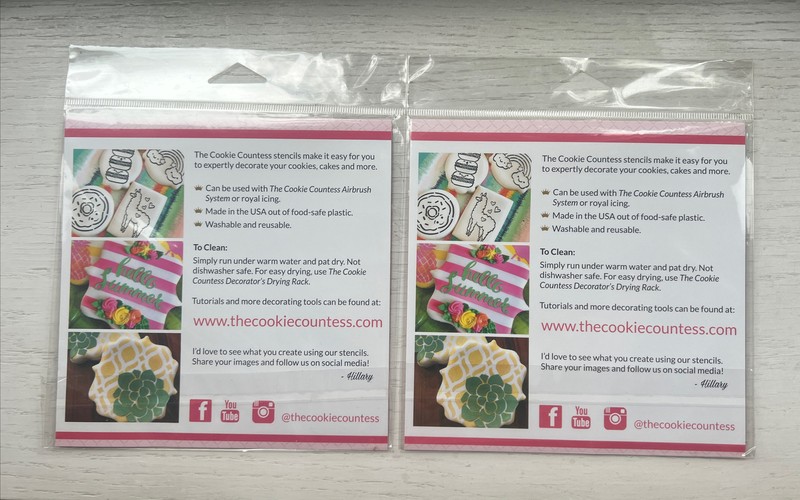 The Cookie Countess- Stencils- Happy Birthday & Scales- New gallery