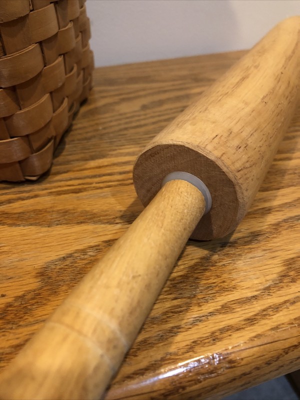 Farberware Comfort Grip Classic Wood Rolling Pin, 17.75-Inch, Natural Color gallery