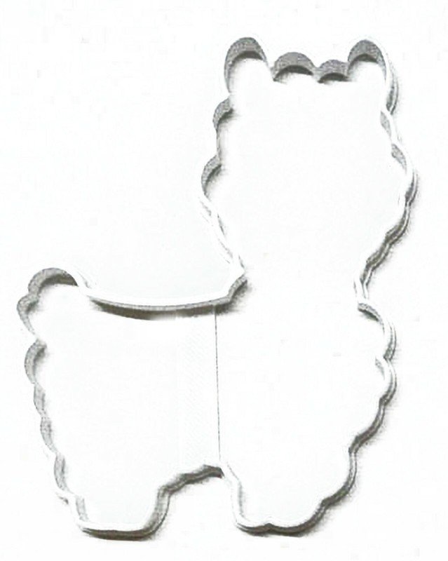 BABY LLAMA ALPACA CRIA OUTLINE FARM RANCH ANIMAL COOKIE CUTTER USA PR3117