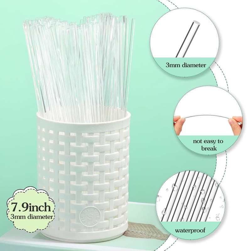 200 Count Clear Acrylic Lollipop Sticks - DIY Party Decor gallery
