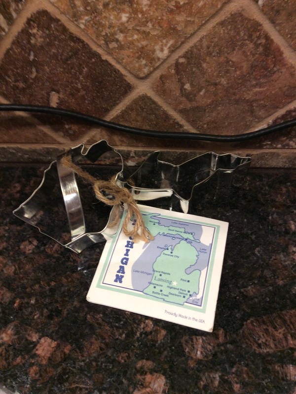 Michigan State and Wolverine Shaped Cookie Cutters Ann Clark Ltd Made In USA 2