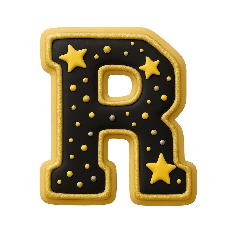 3 inches Varsity Letters Cookie Cutter for Baking & Fondant Clay Gifts - R gallery