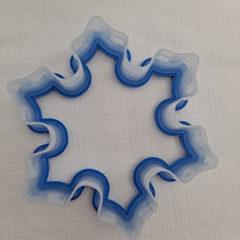 Snowflake Cookie Cutter Fondant Plastic Silicone Shape gallery