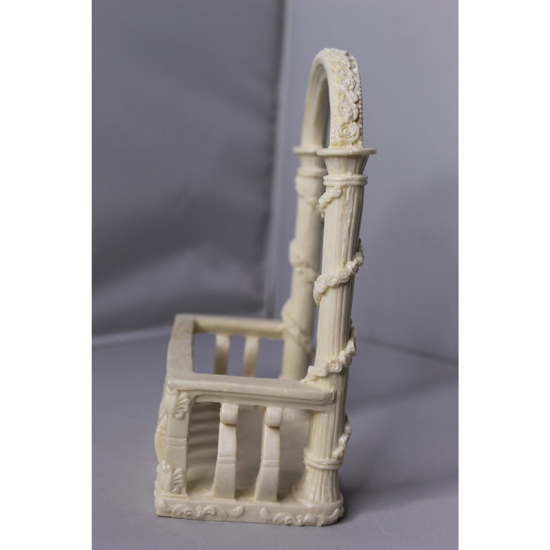 Wedding Cake Topper Arch Stand Fairy Garden Balcony Miniature Display Decor gallery