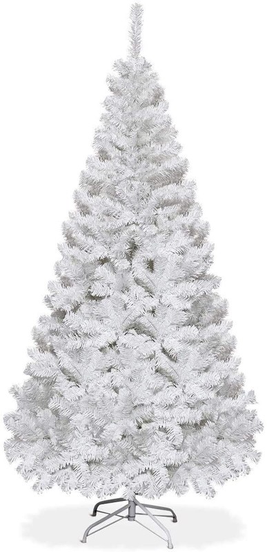 Spsupe 5Ft White Artificial Christmas Tree Realistic Christmas Tree Pvc Branch