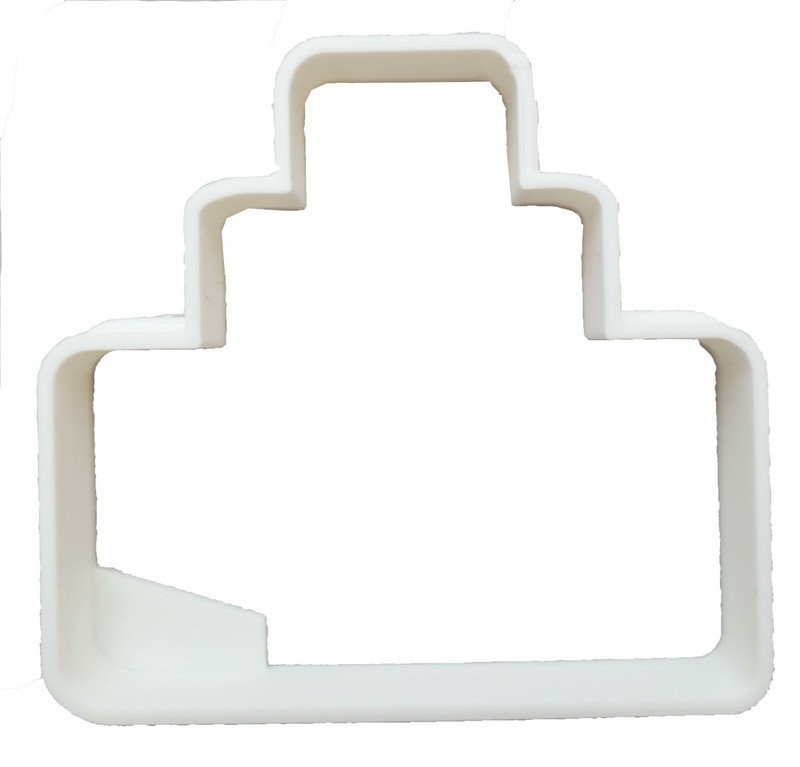 WEDDING CAKE OUTLINE TIERED TRADITIONAL DESSERT COOKIE CUTTER USA PR2313