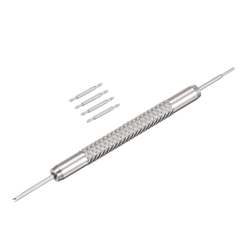 Watch strap pins replacement kit, steel 12mm pins 4pcs diameter 1.5mm