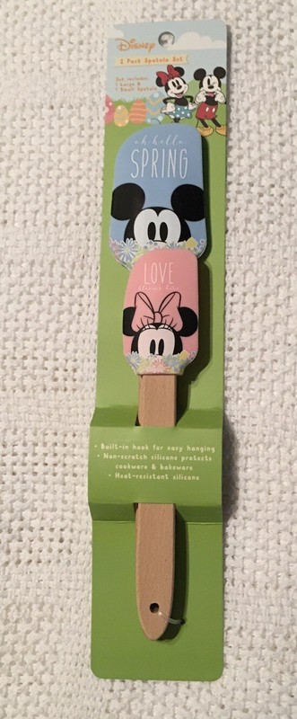 DISNEY SET 2 MICKEY & MINNIE MOUSE SPATULA SET “SPRING ~LOVE” NIP