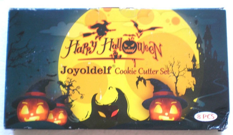 8 pc Halloween Cookie Cutters Set Mold Stainless Steel
