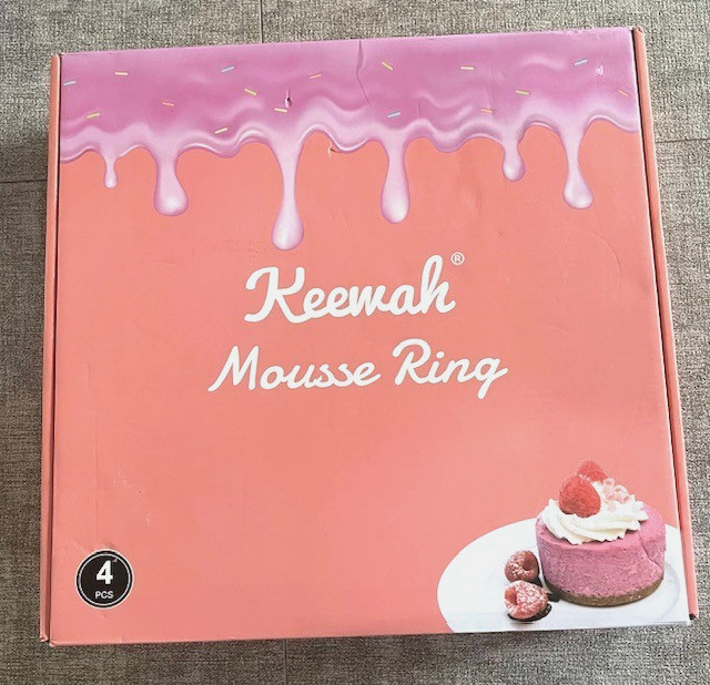 Round Mousse Cake Ring Set, 6-8-10-12, 4 Piece, Stainless Steel