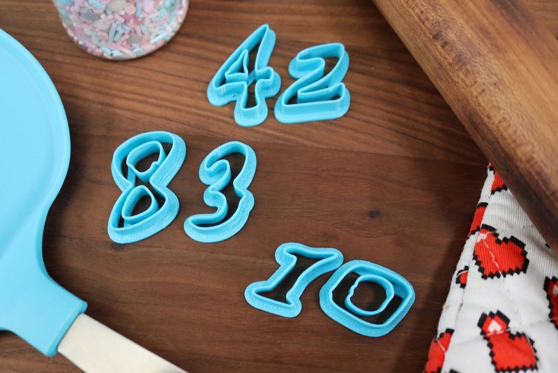 Pirate Script FONT Cookie Cutters - Fondant Letters gallery