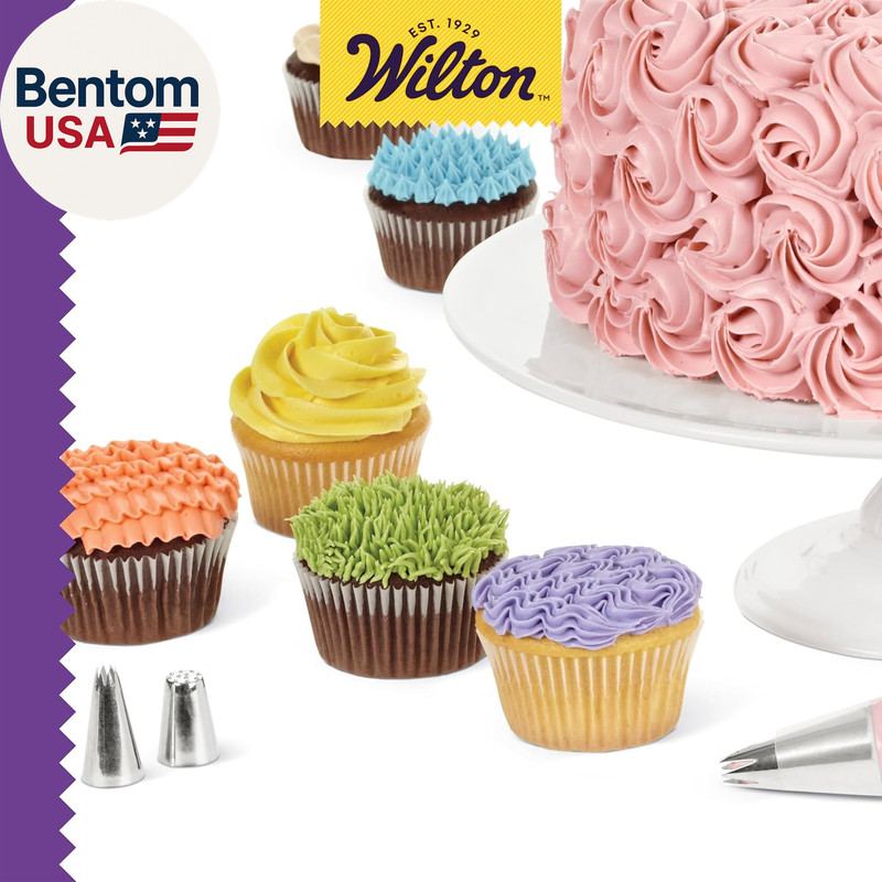 Beginning Buttercream Decorating Set - Cake Decorating Kit with Piping Tips & Di gallery