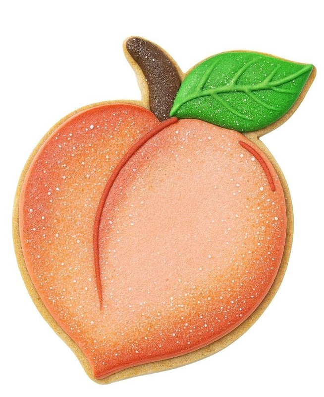Peach 3'' Cookie Cutter Fresh Fruit Sugar Cookies Farmers Market Metal gallery