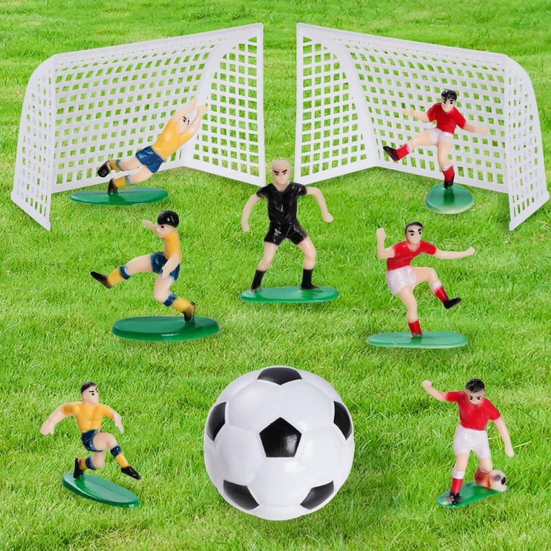 18 Pieces Soccer Cake Topper Decorations Soccer Ball Cupcake Topper Soccer gallery