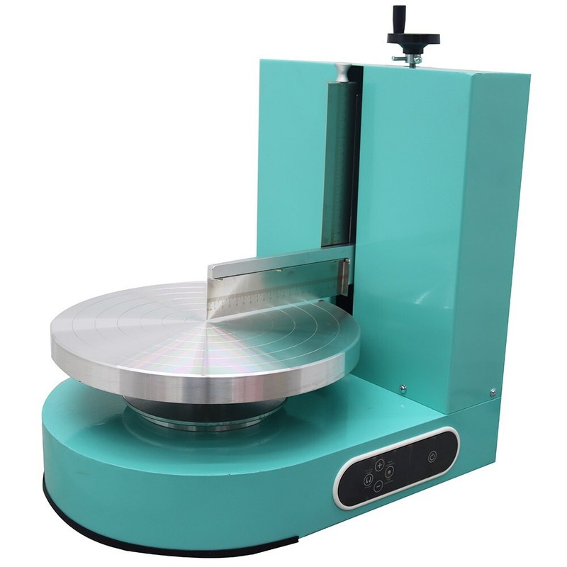 110V Electric Cake Cream Spreading Coating Smearing Machine 4-12" Green Color gallery