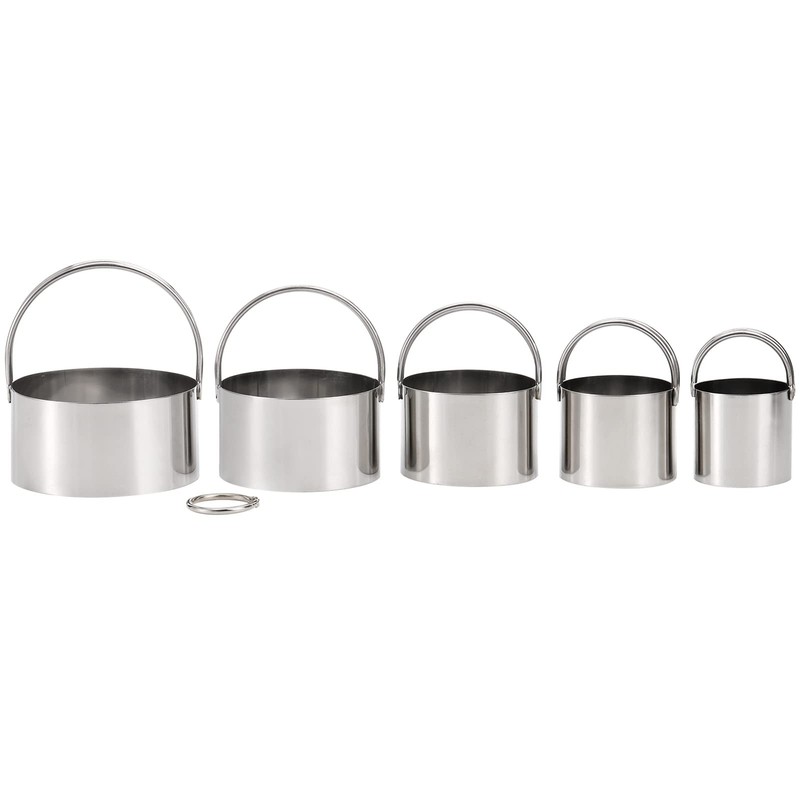 Pastry Cutter, Dough Blender, 3 Cup Flour Sifter and Biscuit Cutter, 8 Pieces... gallery