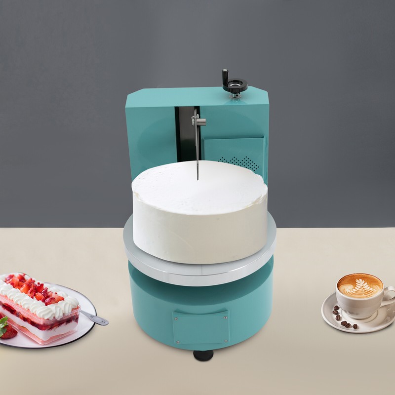 Cream Spreading Decorating Coating Edge Smoothing Machine Cake Coating Machine gallery