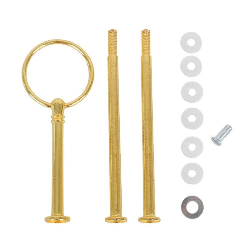 Plate Stand 23.5 Cm Zinc Alloy Handle Fitting Hardware Rod Gold Silver Cupcakes gallery